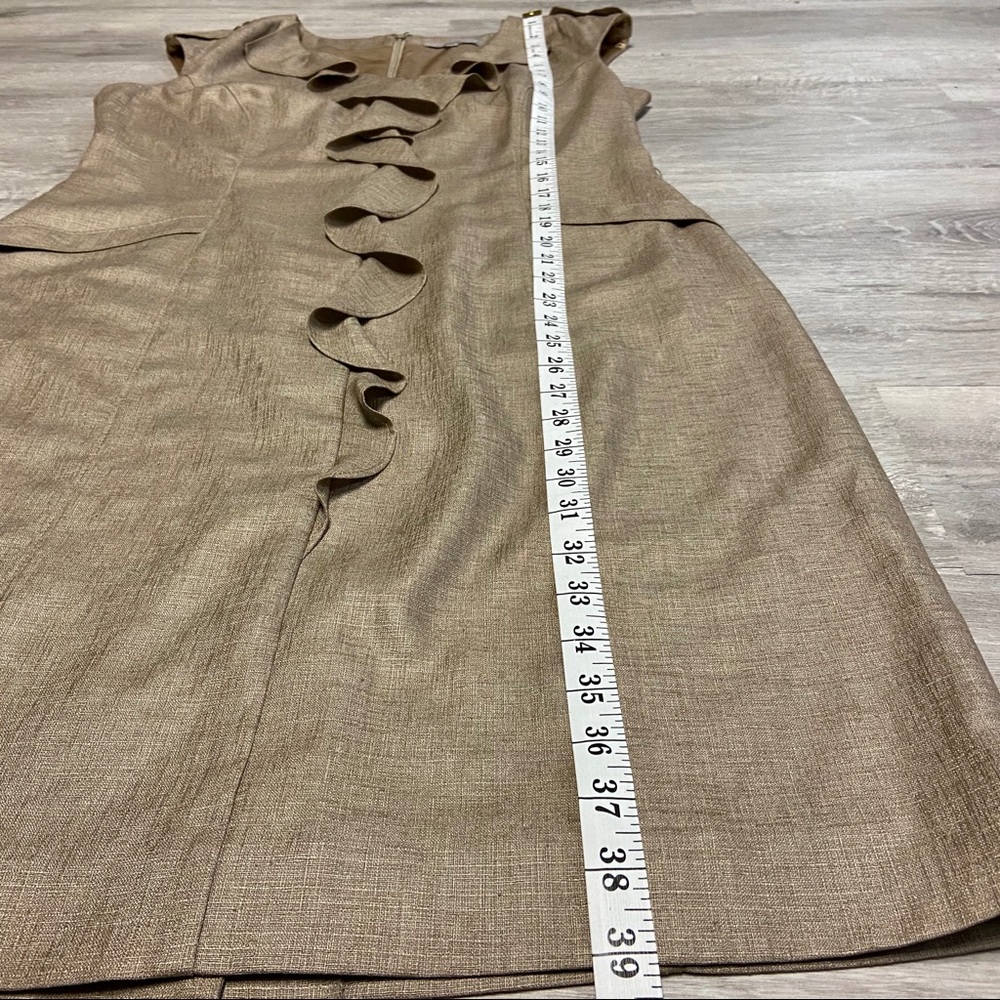 *SOLD* Classiques Entier Ruffle Front Belted Dress - Picture 13 of 14